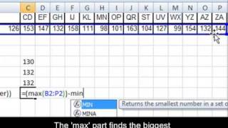 How to work out Summary statistics using MS Excel [upl. by Nosremaj]