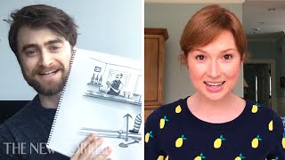 Daniel Radcliffe and Ellie Kemper Enter The New Yorkers Cartoon Caption Contest  The New Yorker [upl. by Magdalena]