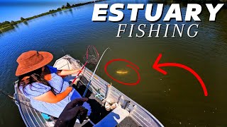 Estuary Fishing In A Small Tinny  The Shoalhaven River  Jewfish Mulloway [upl. by Beitz808]