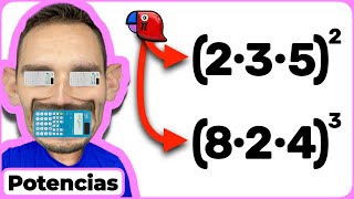 ✅ 👉 PRODUCTO de POTENCIAS con la misma y diferente base explicado desde sus propiedades R2526 [upl. by Soloma]