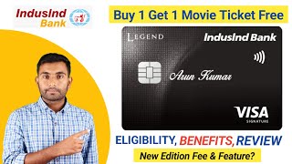 IndusInd Bank Legend Credit Card Detailed Review New Edition IndusInd Legend Credit Card Benefits [upl. by Tibbetts]