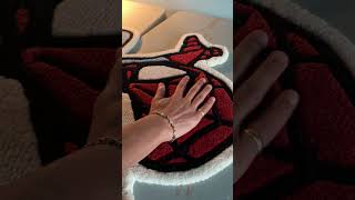 Spiderman rug automobile ruglove satisfying rugmaking rug art spiderman spidermannowayhome [upl. by Phebe]