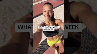 WHAT I EAT IN A WEEK AS RUNNER 🔥 whatieat runner nutrition food athlete [upl. by Deva]