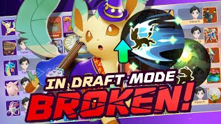 LEAFEON Aerial Ace BUFFS Counters ZACIAN in Lane Ranked Draft  Draft Guide 5  Pokemon UNITE [upl. by Enwad]