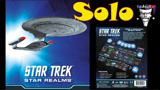 Star Trek Star Realms Solo 2Handed Playthrough [upl. by Eden]