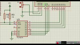 Programmed in Bascom 8051 with AT89C1051 i2c LCD16x1 [upl. by Orlantha]