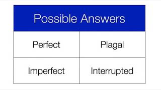 Difference between Perfect Plagal Imperfect and Interrupted Cadence [upl. by Gwynne]