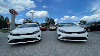 2022 KIA FORTE FE VS LXS WHICH IS RIGHT FOR YOU❗️ [upl. by Aikcir]