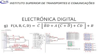 Exercício 1 Electrónica DigitalFormas Normais CanônicasSimplificação de Expressões Booleanas [upl. by Abbub361]