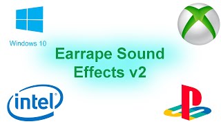 Earrape Sound Effects V2 more system startup sound effects [upl. by Reppiks]