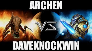 Archen Z VS daveknockwin P  Starcraft 2 LAGTV [upl. by Suzette]