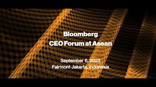 Bloomberg CEO Forum at Asean  Session 3 [upl. by Trimmer941]