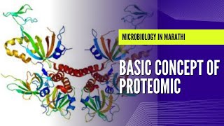 Basic Concepts of Proteomic  Molecular Biology  MicroBiology in Marathi [upl. by Obbard]