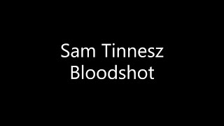 Sam Tinnesz  Bloodshot Lyrics [upl. by Etnohc724]