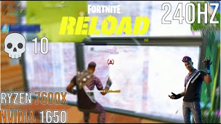 MOTION BLUR  240HZ  NATIVE RES 1920x1080  Ryzen 5 7600x  FORTNITE OG RELOAD🏆 [upl. by Nomyt664]