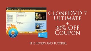 CloneDVD 7 Ultimate Review  30 Off Coupon [upl. by Adekan]