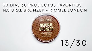 1330 Bronzer  Rimmel London  30 días 30 productos  JOCORTAZAR [upl. by Acihsay]