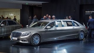 MercedesMaybach S600 Pullman  2015 Geneva Motor Show [upl. by Annelg335]