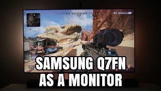 Connecting Samsung Q7FN with PC and Settings [upl. by Tildi942]