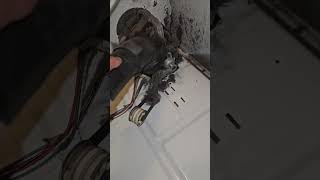 clean the inside of the dryer satisfyingvideo clean fire dryer dirty vent drying satisfying [upl. by Lanford]