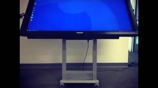 Prowise interactive flat panel with height adjustable lift system [upl. by Matthus953]