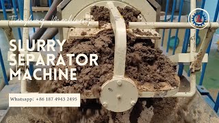 Slurry separator machine for manure separation [upl. by Benoit]