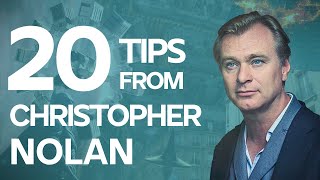 20 Screenwriting Tips from Christopher Nolan [upl. by Maxine]