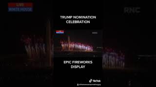 Trump Blows Up Washington RNC Fireworks Display [upl. by Pierce]