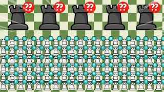 100 ROOKS VS 5 ROOKS  Chess Memes 180 [upl. by Frodi]