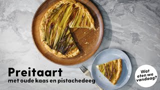 Preitaart met oude kaas en pistache – recept – Allerhande [upl. by Aielam]