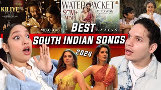 Latinos reaction to The Most Popular SOUTH INDIAN Songs of 2024 so far [upl. by Entsirhc]