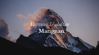 Hymne Valaisan marche militaire  Marignan Suisse [upl. by Molli]