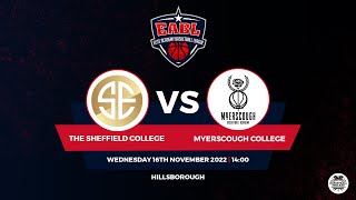 EABL The Sheffield College v Myerscough College  161122 [upl. by Phionna]