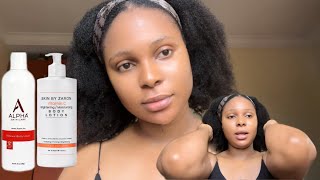 I used two body lotions to get an EVEN FLAWLESS Skin these two lotions will glow your skin [upl. by Burta]