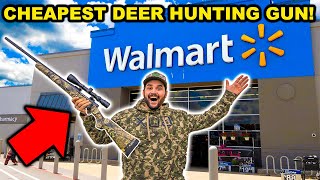 I BOUGHT Walmart’s CHEAPEST Gun and Went DEER Hunting at the NEW LEASE Catch Clean Cook [upl. by Wolford]