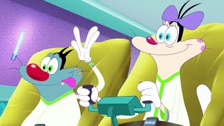 Oggy and the Cockroaches  The intruder from Space S05E54 BEST CARTOON COLLECTION  Episodes in HD [upl. by Leopold422]