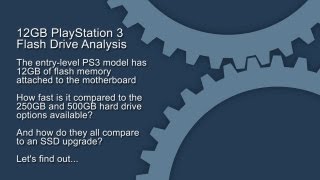 12GB PS3 Install Testing vs 250GB500GBSSD [upl. by Patricio]