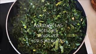 ACELGAS SALTEADAS  RECECETA FACIL Y RAPIDA  ACOMPAÑAMIENTOS FACILES 🌿 [upl. by Ettennaej]