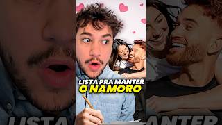 lista pra namorar comigo livedobrino humor MundinhoBrino [upl. by Yerg]