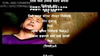 Priyasi Timro Yaad Karaoke Music Track Mahesh Thulung [upl. by Harilda]