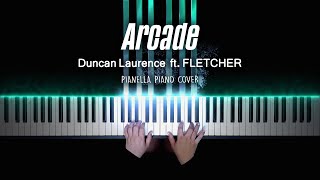 Duncan Laurence  Arcade ft FLETCHER  Piano Cover by Pianella Piano [upl. by Anertac399]