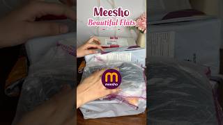 Meesho Beautiful Flats 😍🥿 shorts meesho meeshohaul [upl. by Nivonod]