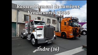 Rassemblement de camions à Vendoeuvres 36500  Indre 36 [upl. by Ngo]