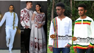 Habesha Kemis Ethiopian new fashion dresses for men 2022 [upl. by Mahalia444]