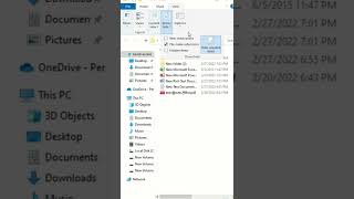 Windows 10 වලදී ඔයාගේ files hide කරමු shorts [upl. by Obe746]