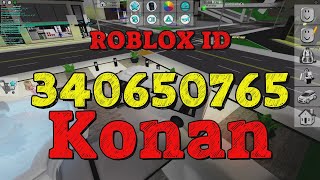 KONAN Roblox Song Codes [upl. by Sax]