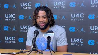 UNC RJ Davis PreKansas Press Conference  Inside Carolina Interviews [upl. by Dagley29]