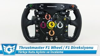 Thrustmaster Ferrari F1 Wheel  Formula 1 Direksiyonu  Türkçe Kutu Açılımı ve İnceleme [upl. by Annirac]