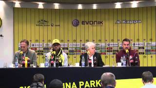 Pressekonferenz nach dem Spiel in Dortmund [upl. by Eitra]