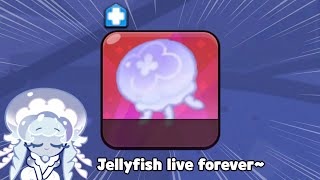 Frilled Jellyfish Cookie can give support even after 0 hp left ✨ [upl. by Anyrak]